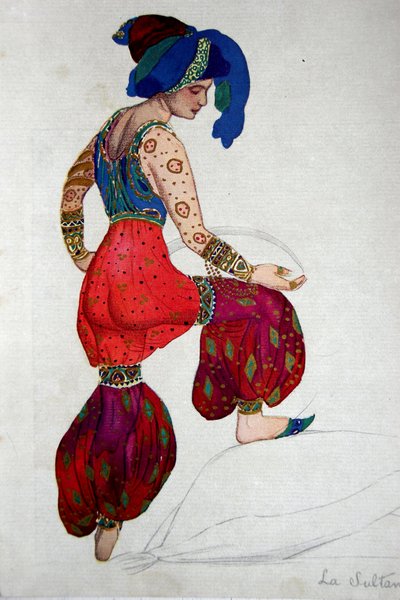 Costume pour le Sultan Bleu dans 
